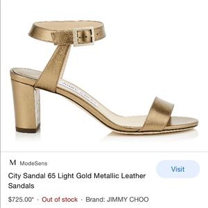 BRAND NEW JIMMY CHOO SANDALS!